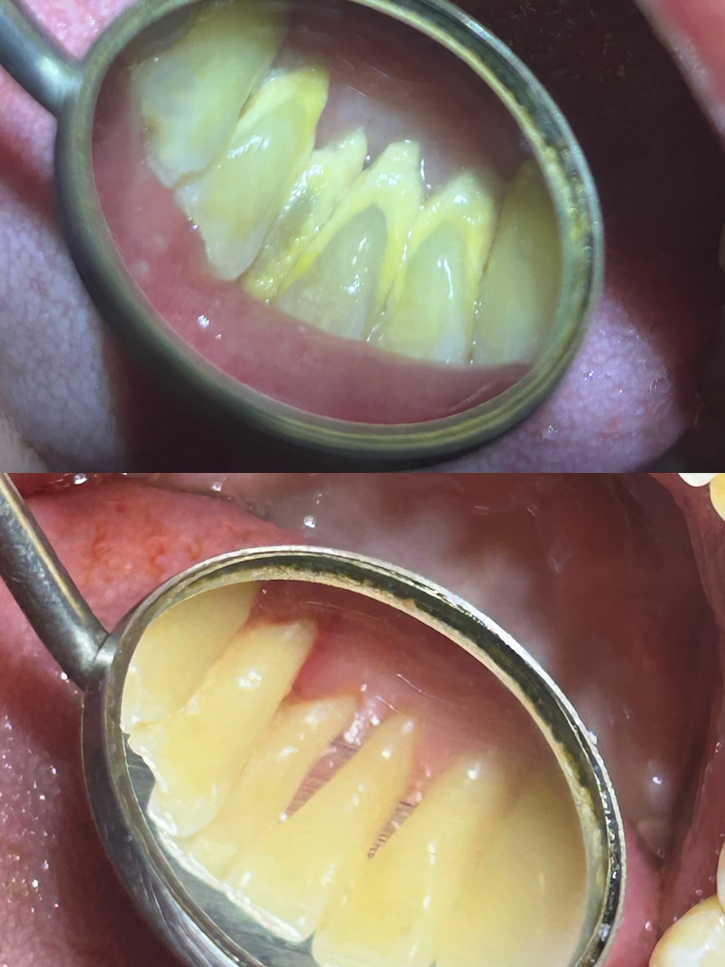 Doutora analisando radiografia dental